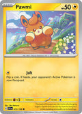 Pawmi 073/198 Common Scarlet & Violet Pokémon card