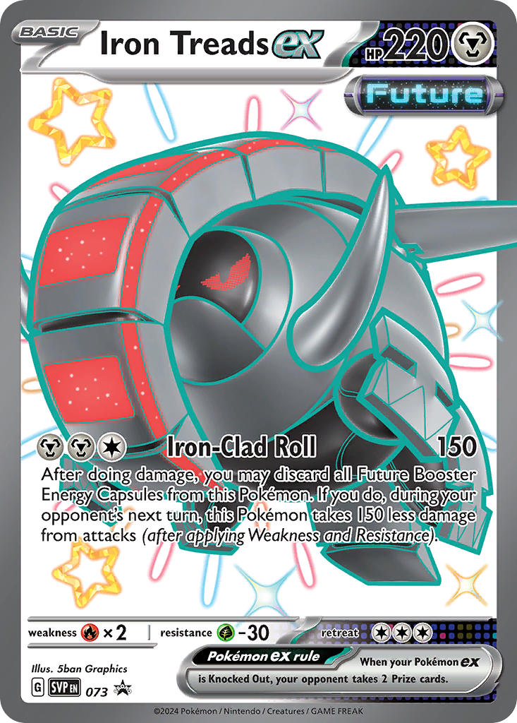 Iron Treads EX 073/SVP Promo Scarlet & Violet Promos Pokémon card
