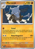 Marowak 073/142 Uncommon Stellar Crown Pokémon card