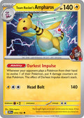 Team Rocket's Ampharos 074/182 Rare Destined Rivals Pokémon card