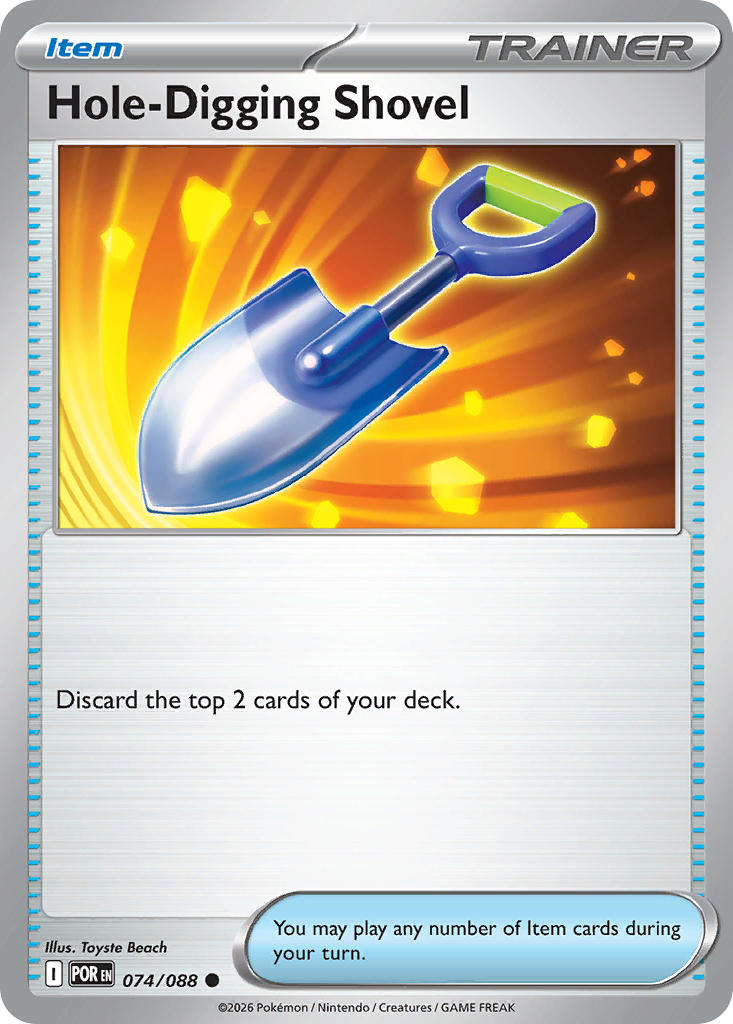 Hole-Digging Shovel 074/088 Common Perfect Order Pokémon card