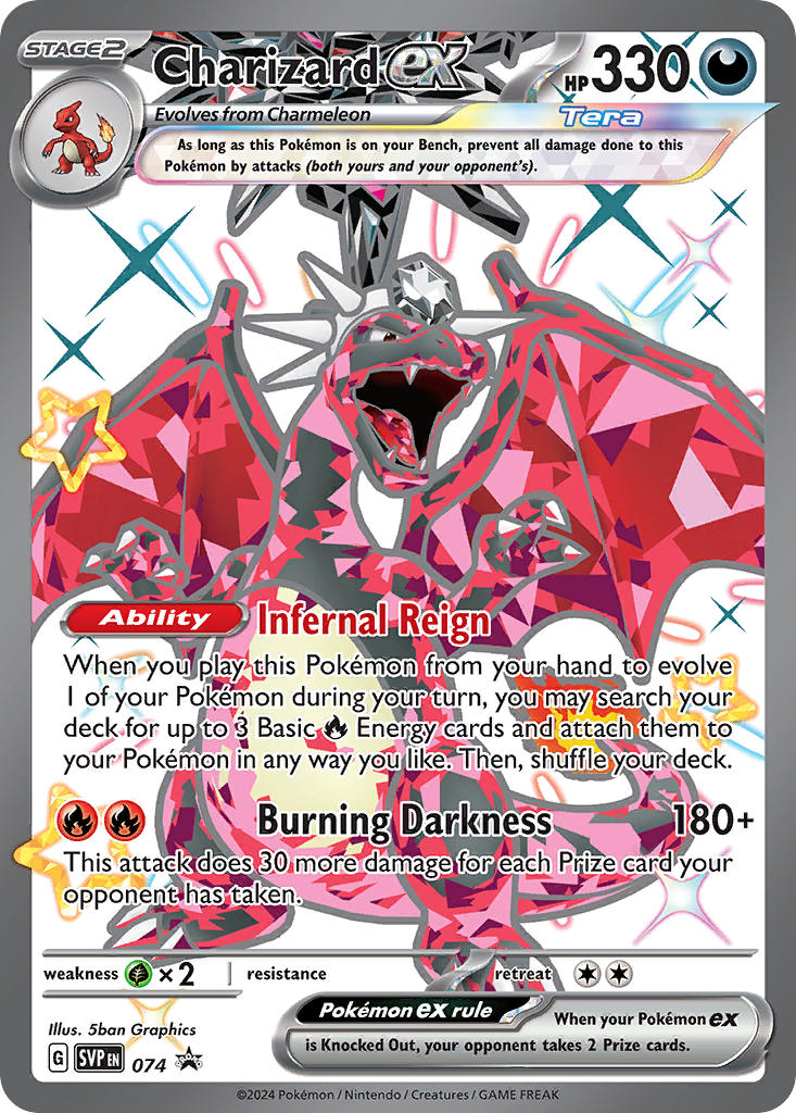 Charizard EX 074/SVP Promo Scarlet & Violet Promos Pokémon card
