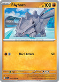 Rhyhorn 074/142 Common Stellar Crown Pokémon card