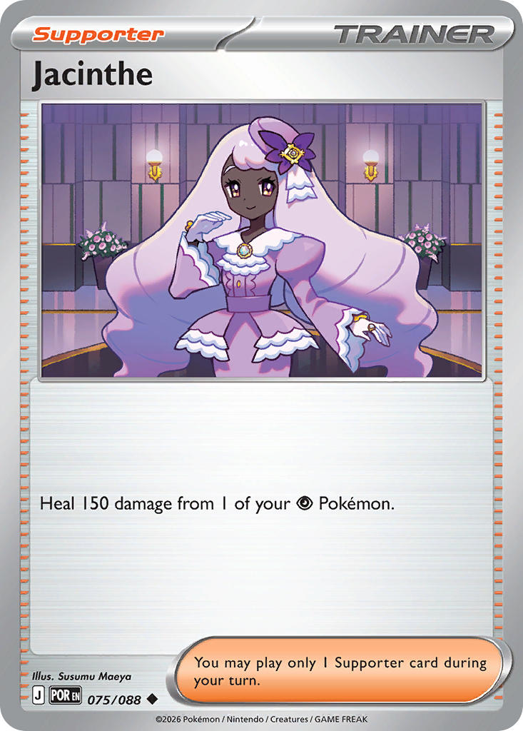 Jacinthe 075/088 Uncommon Perfect Order Pokémon card
