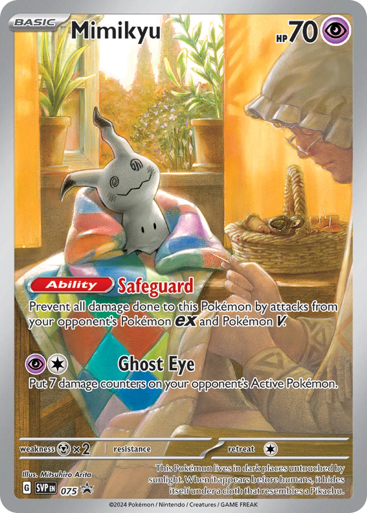 Mimikyu 075/SVP Promo Scarlet & Violet Promos Pokémon card