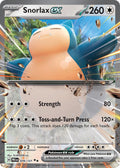 Snorlax EX 076/131 Double Rare Prismatic Evolutions Pokémon card