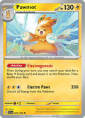 Pawmot 076/198 Rare Scarlet & Violet Pokémon card