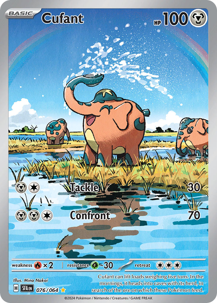 Cufant 076/064 Illustration Rare Shrouded Fable Pokémon card