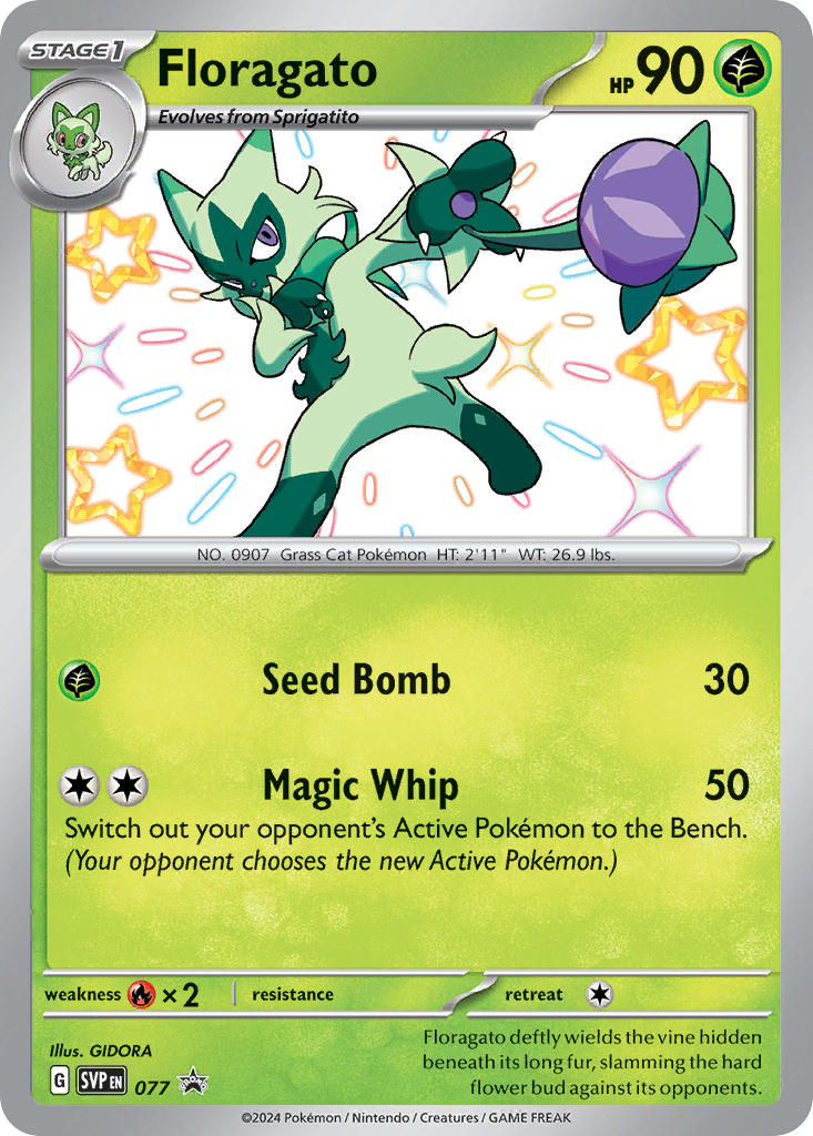 Floragato 077/SVP Promo Scarlet & Violet Promos Pokémon card