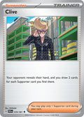 Clive 078/091 Uncommon Paldean Fates Pokémon card