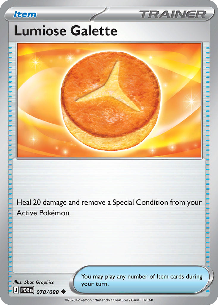 Lumiose Galette 078/088 Uncommon Perfect Order Pokémon card
