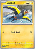 Wattrel 078/198 Common Scarlet & Violet Pokémon card