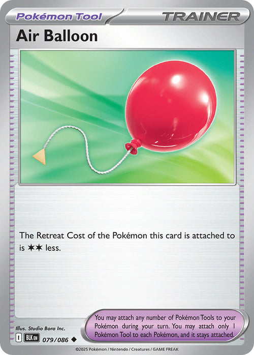 Air Balloon 079/086 Uncommon Black Bolt Pokémon card