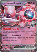Team Rocket's Mewtwo EX 081/182 Double Rare Destined Rivals Pokémon card