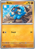 Riolu 081/142 Common Stellar Crown Pokémon card