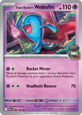 Team Rocket's Wobbuffet 082/182 Common Destined Rivals Pokémon card