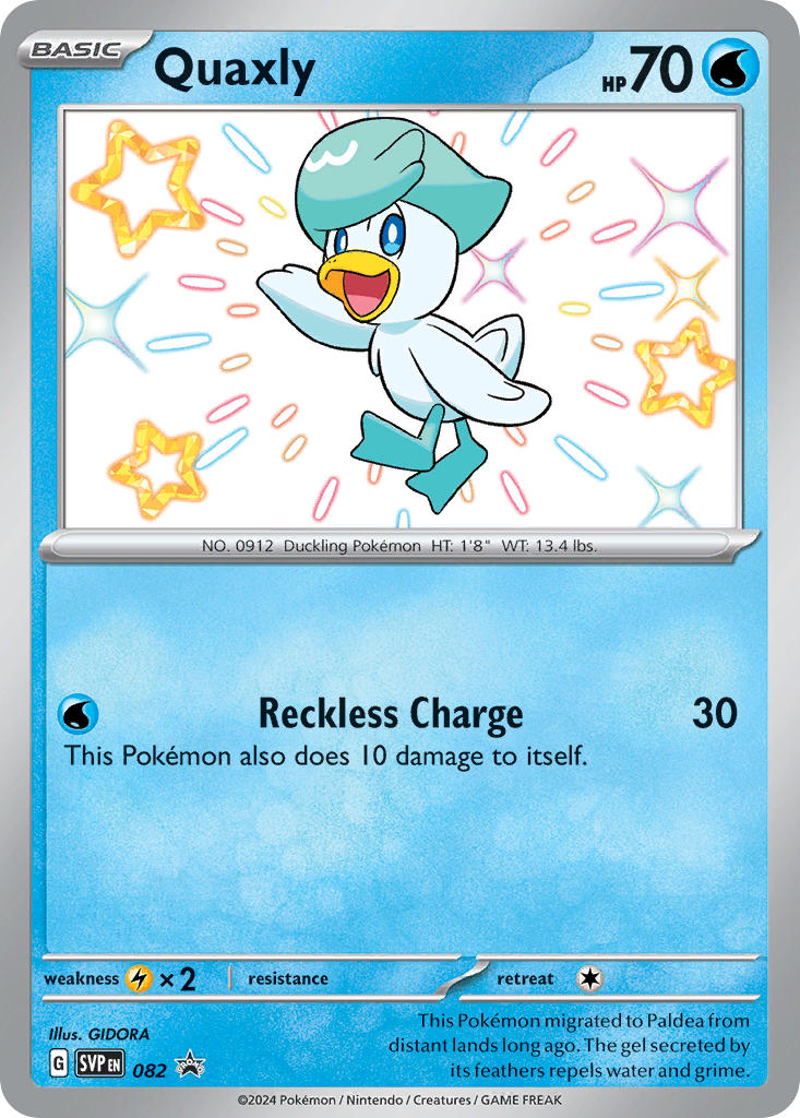 Quaxly 082/SVP Promo Scarlet & Violet Promos Pokémon card