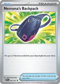 Nemona’s Backpack 083/091 Uncommon Paldean Fates Pokémon card
