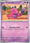 Tinkatink 083/182 Common Paradox Rift Pokémon card