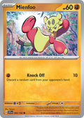 Mienfoo 083/142 Common Stellar Crown Pokémon card
