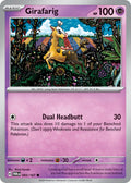 Girafarig 083/167 Common Twilight Masquerade Pokémon card