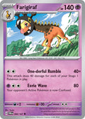 Farigiraf 084/167 Uncommon Twilight Masquerade Pokémon card