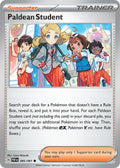 Paldean Student 085/091 Common Paldean Fates Pokémon card