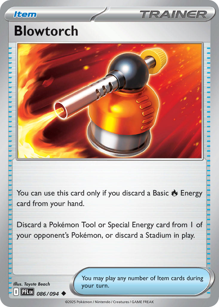Blowtorch 086/094 Uncommon Phantasmal Flames Pokémon card