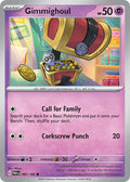 Gimmighoul 087/182 Common Paradox Rift Pokémon card