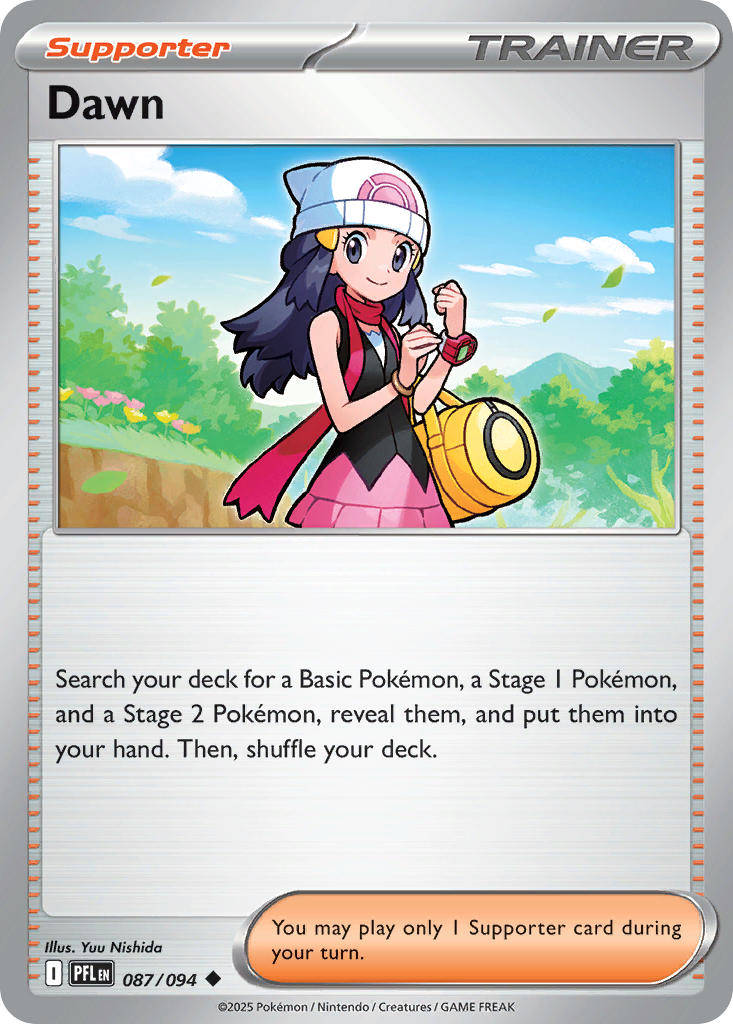 Dawn 087/094 Uncommon Phantasmal Flames Pokémon card
