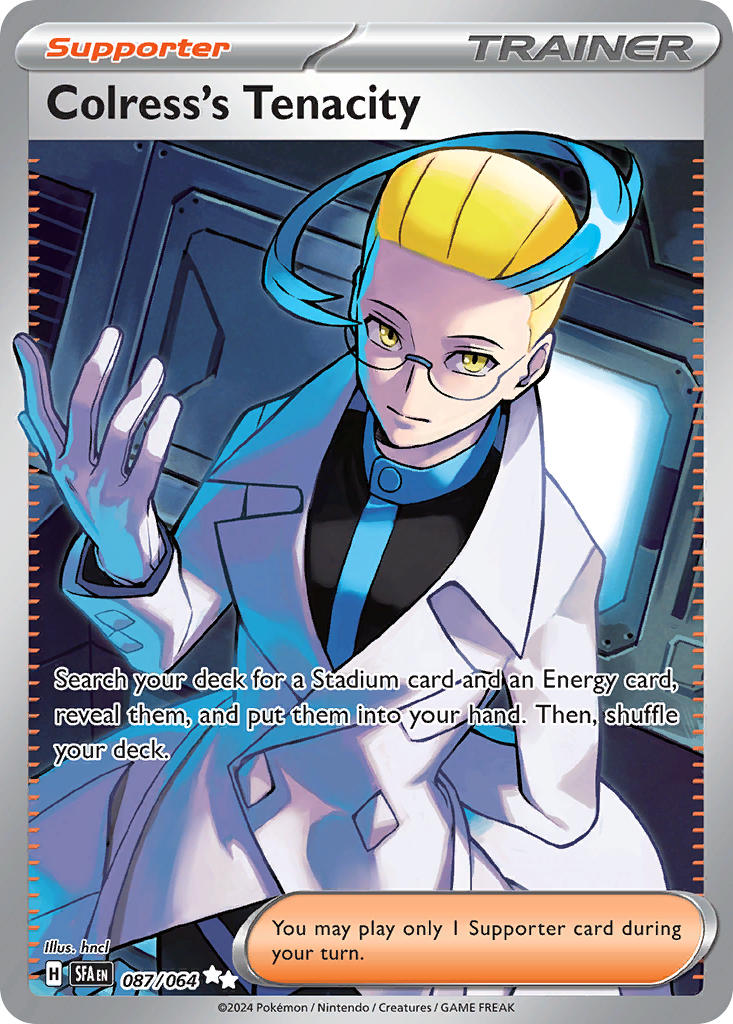 Colress's Tenacity 087/064 Ultra Rare Shrouded Fable Pokémon card