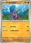 Crabrawler 087/142 Common Stellar Crown Pokémon card