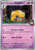 Team Rocket's Dottler 088/182 Common Destined Rivals Pokémon card