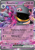 Banette EX 088/198 Double Rare Scarlet & Violet Pokémon card