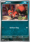 Nickit 089/132 Common Mega Evolution Pokémon card