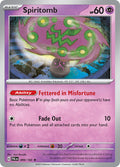 Spiritomb 089/193 Rare Paldea Evolved Pokémon card