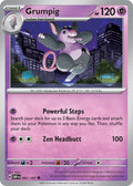 Grumpig 091/197 Uncommon Obsidian Flames Pokémon card