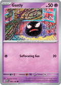 Gastly 092/165 Common 151 Pokémon card