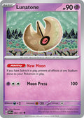 Lunatone 092/197 Uncommon Obsidian Flames Pokémon card