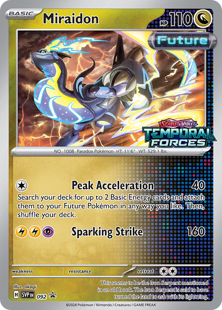 Miraidon 092/SVP Promo Scarlet & Violet Promos Pokémon card