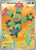 Maractus 093/086 Illustration Rare Black Bolt Pokémon card