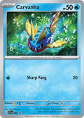 Carvanha 093/SVP Promo Scarlet & Violet Promos Pokémon card