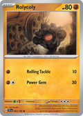 Rolycoly 093/162 Common Temporal Forces Pokémon card