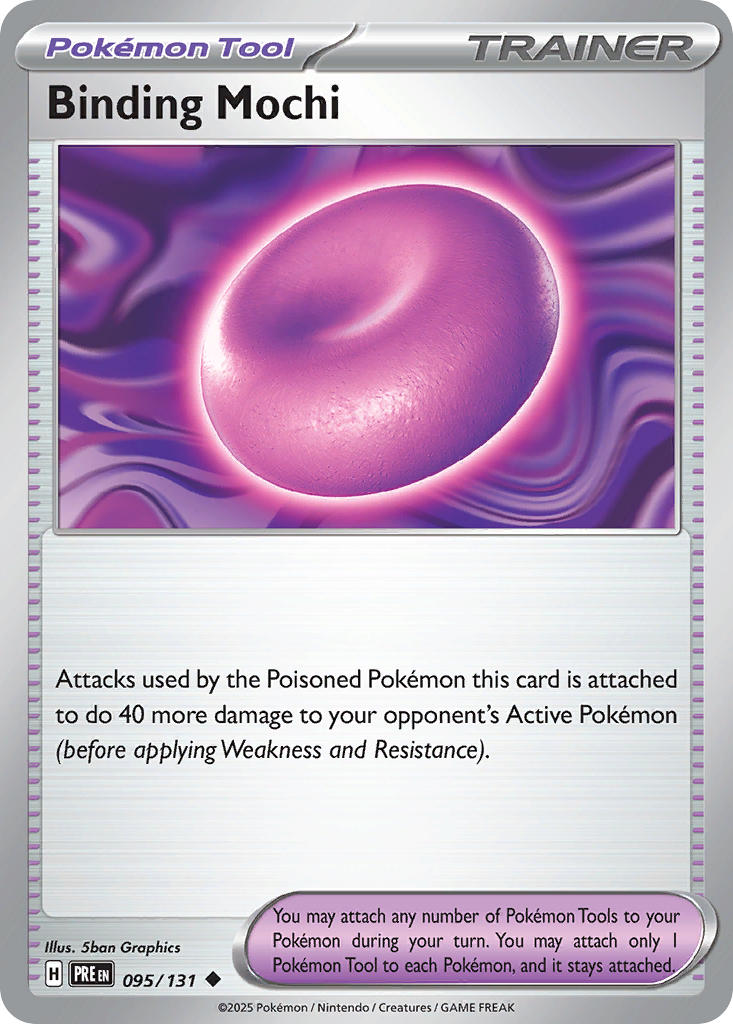 Binding Mochi 095/131 Uncommon Prismatic Evolutions Pokémon card