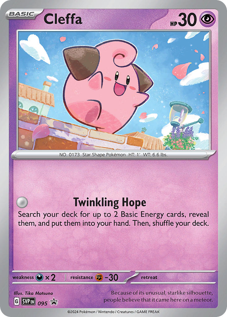 Cleffa 095/SVP Promo Scarlet & Violet Promos Pokémon card