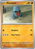 Nosepass 097/182 Common Destined Rivals Pokémon card