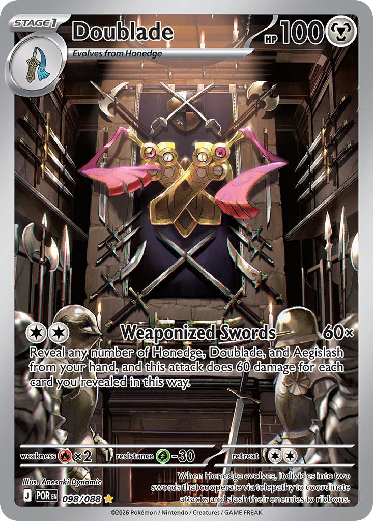 Doublade 098/088 Illustration Rare Perfect Order Pokémon card