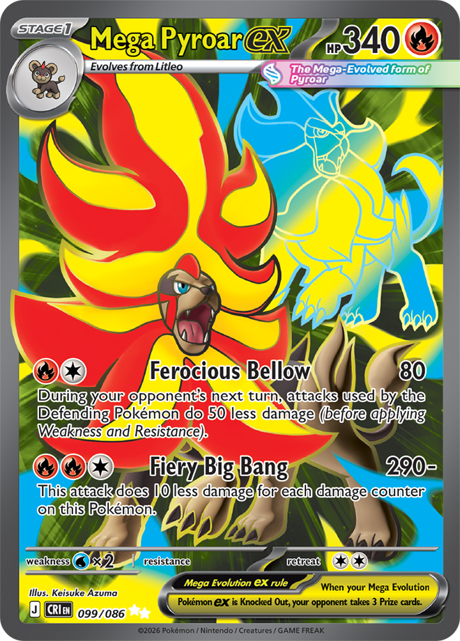 Mega Pyroar EX 099/086
