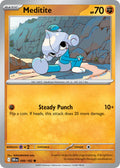 Meditite 099/182 Common Destined Rivals Pokémon card