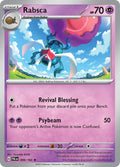 Rabsca 099/193 Rare Paldea Evolved Pokémon card